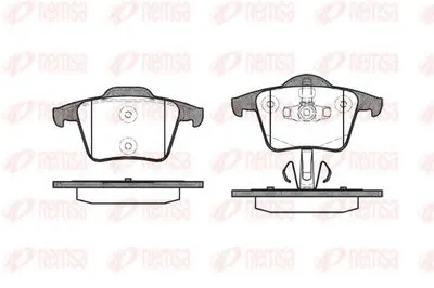 Комплект тормозных колодок, дисковый тормоз KAWE купить