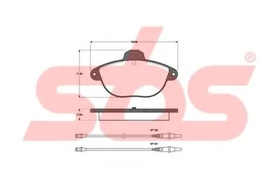 Комплект тормозных колодок, дисковый тормоз sbs купить