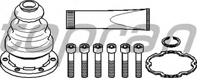Комплект пылника, приводной вал TOPRAN купить
