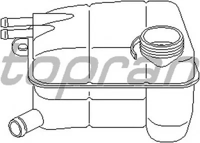 Компенсационный бак, охлаждающая жидкость TOPRAN купить