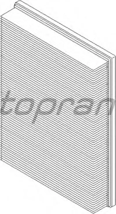 Воздушный фильтр TOPRAN купить