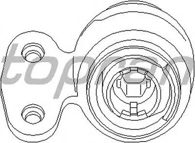 Кронштейн, подушки рычага TOPRAN купить
