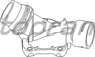Термостат, охлаждающая жидкость TOPRAN купить