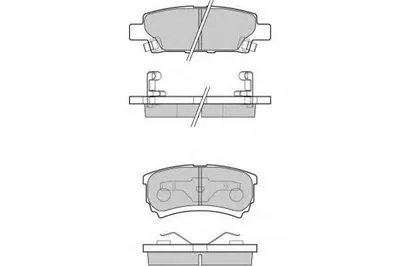 Комплект тормозных колодок, дисковый тормоз E.T.F. купить