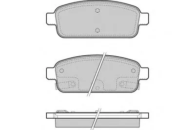 Комплект тормозных колодок, дисковый тормоз E.T.F. купить