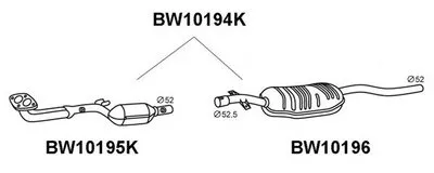 Предглушитель выхлопных газов VENEPORTE купить