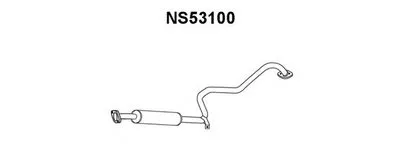Средний глушитель выхлопных газов VENEPORTE купить