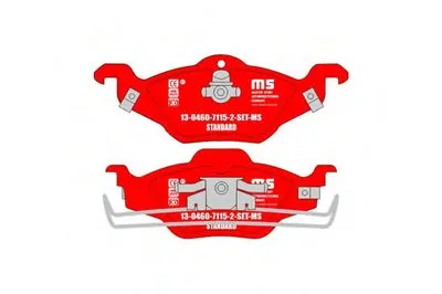 Комплект тормозных колодок, дисковый тормоз Anti-Noise MASTER-SPORT купить