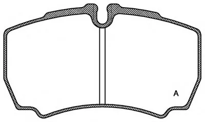 Комплект тормозных колодок, дисковый тормоз ADVANCE OPEN PARTS купить