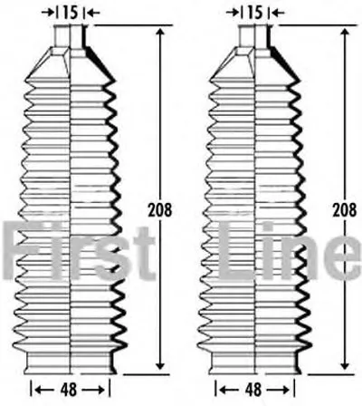 Пыльник, рулевое управление FIRST LINE купить