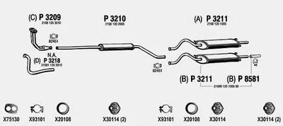 Система выпуска ОГ FENNO купить