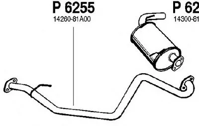 Труба выхлопного газа FENNO купить