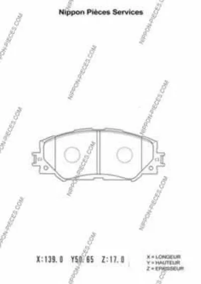 Комплект тормозных колодок, дисковый тормоз NPS купить