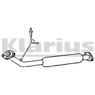 Средний глушитель выхлопных газов KLARIUS купить