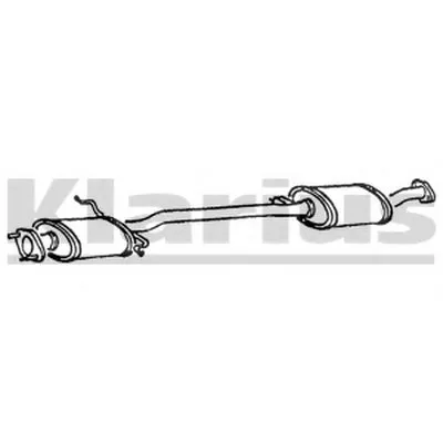 Средний глушитель выхлопных газов KLARIUS купить