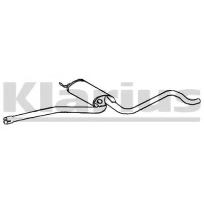 Средний глушитель выхлопных газов KLARIUS купить