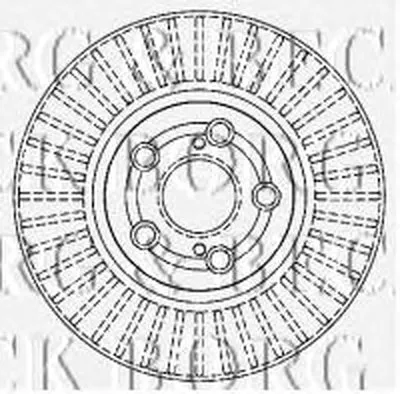 Тормозной диск BORG & BECK купить