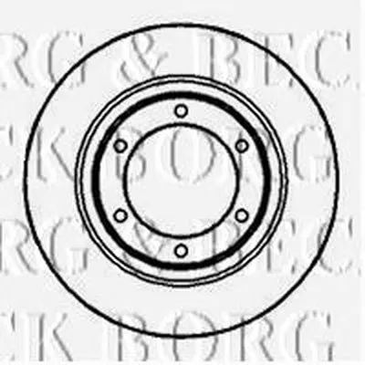 Тормозной диск BORG & BECK купить
