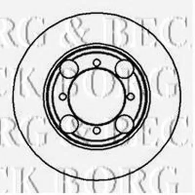 Тормозной диск BORG & BECK купить