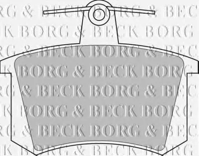 Комплект тормозных колодок, дисковый тормоз BORG & BECK купить