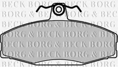 Комплект тормозных колодок, дисковый тормоз BORG & BECK купить