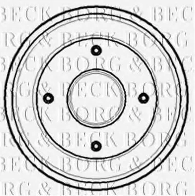 Тормозной барабан BORG & BECK купить