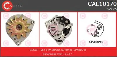 Генератор REMANUFACTURED SERIES CASCO купить