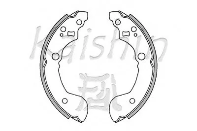Комплект тормозных колодок KAISHIN купить