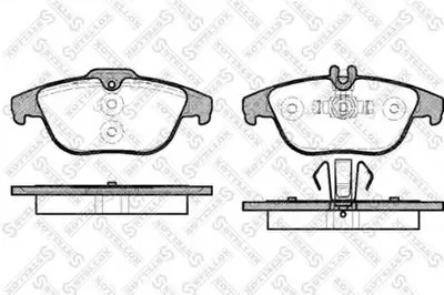 Комплект тормозных колодок, дисковый тормоз STELLOX купить