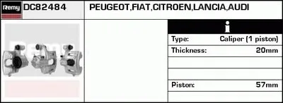 Тормозной суппорт Remanufactured REMY (Multiline) DELCO REMY купить