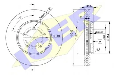 Тормозной диск ICER купить
