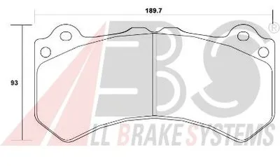 Комплект тормозных колодок, дисковый тормоз SPORTLINE A.B.S. купить