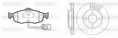 Комплект тормозов, дисковый тормозной механизм WOKING купить