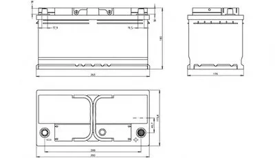 Стартерная аккумуляторная батарея Hermetic Extra Power OPEN PARTS купить