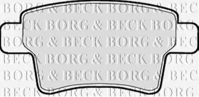 Комплект тормозных колодок, дисковый тормоз BORG & BECK купить