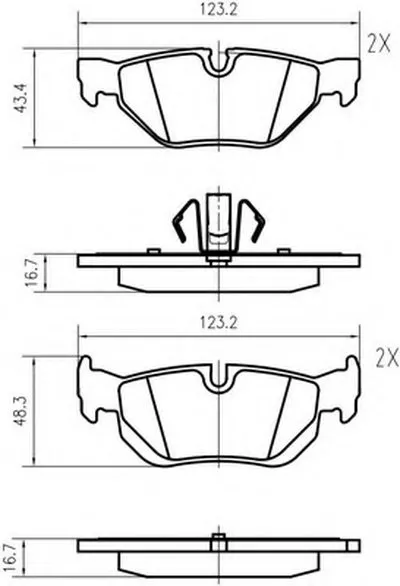 Комплект тормозных колодок, дисковый тормоз VEMA купить