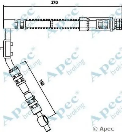 Тормозной шланг APEC braking купить