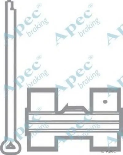 Комплектующие, тормозные колодки APEC braking купить