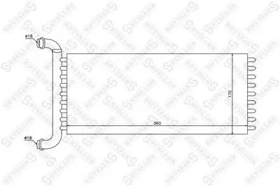 Теплообменник, отопление салона STELLOX купить