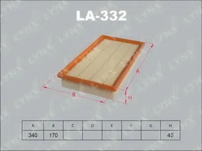 Воздушный фильтр LYNXauto купить