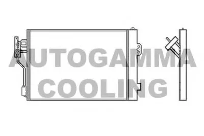 Конденсатор, кондиционер AUTOGAMMA купить