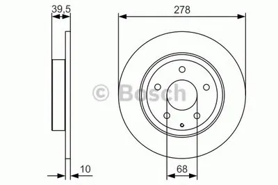 Тормозной диск BOSCH купить
