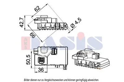 Регулятор, вентилятор салона AKS DASIS купить