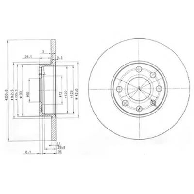 Тормозной диск DELPHI купить