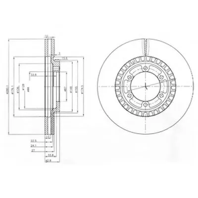 Тормозной диск DELPHI купить