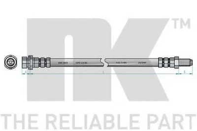 Тормозной шланг NK купить