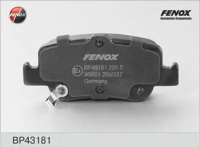 Комплект тормозных колодок, дисковый тормоз FENOX купить