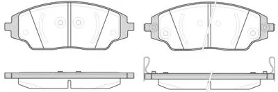 Комплект тормозных колодок, дисковый тормоз KAWE купить