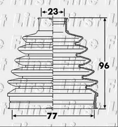 Пыльник, приводной вал FIRST LINE купить