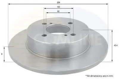 Тормозной диск COMLINE купить